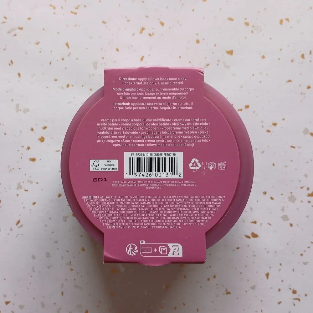NEW Fenty Skin Butta Drop Vanilla Dream 6.7 oz